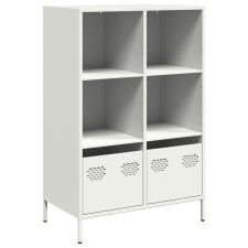 vidaXL fehér acél tálalószekrény 68 x 39 x 103,5 cm (851387) bútor
