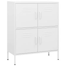 vidaXL fehér acél tárolószekrény 80 x 35 x 101,5 cm (336143) bútor