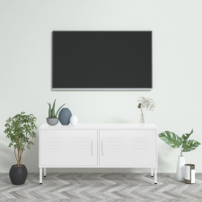 vidaXL fehér acél TV-szekrény 105 x 35 x 50 cm bútor
