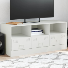 vidaXL fehér acél TV-szekrény 99 x 39 x 44 cm bútor