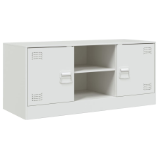 vidaXL fehér acél TV-szekrény 99 x 39 x 44 cm bútor