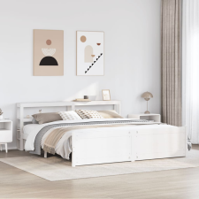 vidaXL fehér ágykeret fejtámlával matrac nélkül 180x200 cm ágy és ágykellék