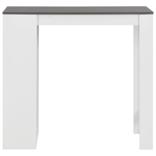 vidaXL fehér bárasztal polccal 110 x 50 x 103 cm (280216) bútor