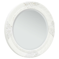 vidaXL fehér barokk stílusú fali tükör 50 cm bútor
