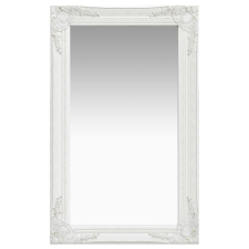 vidaXL fehér barokk stílusú fali tükör 50 x 80 cm bútor