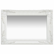 vidaXL fehér barokk stílusú fali tükör 60 x 40 cm bútor