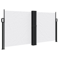 vidaXL fehér behúzható oldalsó napellenző 120 x 1000 cm kerti bútor