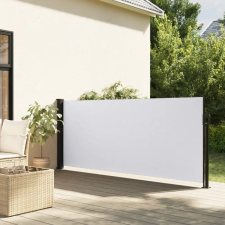 vidaXL fehér behúzható oldalsó napellenző 120 x 500 cm kerti bútor