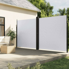vidaXL fehér behúzható oldalsó napellenző 200 x 600 cm kerti bútor
