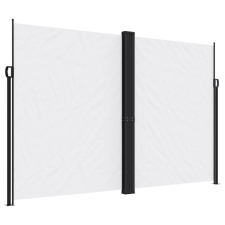 vidaXL fehér behúzható oldalsó napellenző 220 x 600 cm kerti bútor
