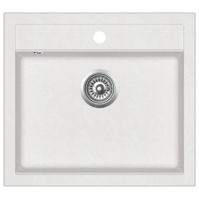 vidaXL fehér, egymedencés gránit mosogatótálca mosogatótálca