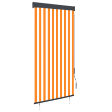 vidaXL fehér és narancssárga kültéri roló 100 x 250 cm lakástextília