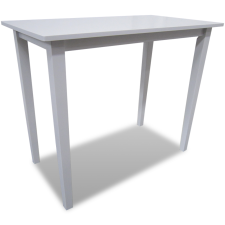vidaXL Fehér fa bárasztal bútor