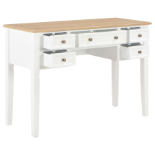vidaXL fehér fa íróasztal 109,5 x 45 x 77,5 cm (280069) íróasztal