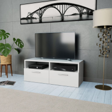 vidaXL fehér faforgácslap TV szekrény 95 x 35 36 cm bútor