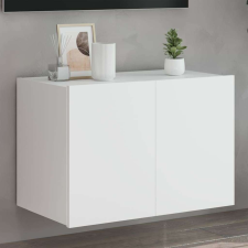 vidaXL fehér falra szerelhető TV-szekrény LED-lámpákkal 60x35x41 cm bútor