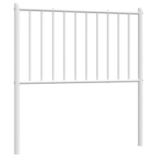 vidaXL Fehér fém ágyfejtámla 84,5 x 3 x 90 cm ágy és ágykellék
