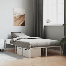 vidaXL fehér fém ágykeret 120 x 190 cm ágy és ágykellék