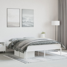 vidaXL fehér fém ágykeret 160 x 200 cm ágy és ágykellék