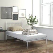 vidaXL fehér fém ágykeret 90 x 200 cm ágy és ágykellék