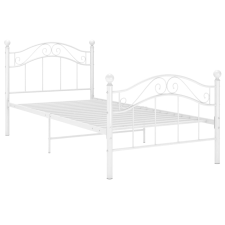 vidaXL fehér fém ágykeret 90 x 200 cm (324989) ágy és ágykellék