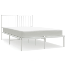 vidaXL fehér fém ágykeret fejtámlával 120x190 cm (350928) ágy és ágykellék