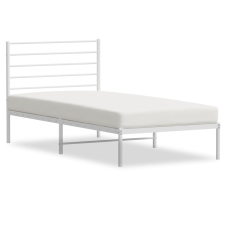 vidaXL fehér fém ágykeret fejtámlával 90x190 cm (352360) ágy és ágykellék