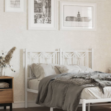 vidaXL fehér fém fejtámla 120 cm ágy és ágykellék