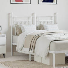 vidaXL fehér fém fejtámla 120 cm ágy és ágykellék