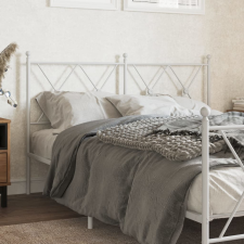 vidaXL fehér fém fejtámla 140 cm ágy és ágykellék