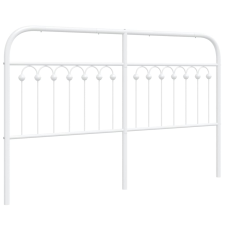 vidaXL fehér fém fejtámla 160 cm ágy és ágykellék