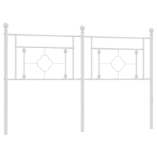 vidaXL fehér fém fejtámla 160 cm (374423) ágy és ágykellék
