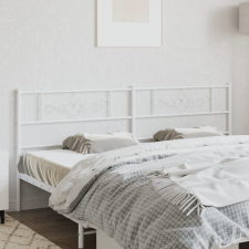 vidaXL fehér fém fejtámla 180 cm ágy és ágykellék