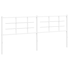 vidaXL fehér fém fejtámla 200 cm (355648) ágy és ágykellék