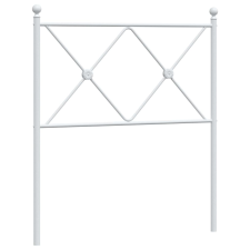 vidaXL fehér fém fejtámla 75 cm (376577) ágy és ágykellék