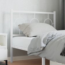 vidaXL fehér fém fejtámla 90 cm ágy és ágykellék