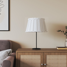 vidaXL fehér fonott lámpaernyő Ø38x23 cm világítási kellék