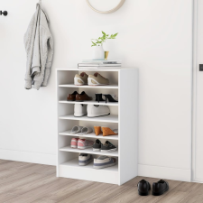 vidaXL fehér forgácslap cipősszekrény 60 x 35 x 92 cm bútor