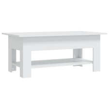 vidaXL fehér forgácslap dohányzóasztal 102 x 55 x 42 cm (810253) bútor