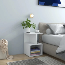 vidaXL Fehér forgácslap éjjeliszekrény 35 x 35 x 55 cm bútor