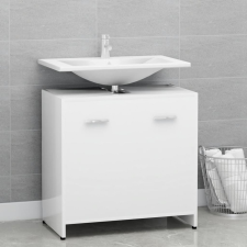 vidaXL fehér forgácslap fürdőszobaszekrény 60 x 33 x 61 cm fürdőszoba bútor