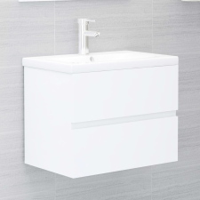 vidaXL fehér forgácslap mosdószekrény 60 x 38,5 x 45 cm fürdőszoba bútor