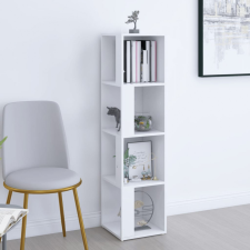 vidaXL fehér forgácslap sarokszekrény 33 x 33 x 132 cm bútor
