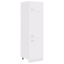 vidaXL fehér forgácslap szekrény hűtőhöz 60 x 57 x 207 cm (802538) bútor