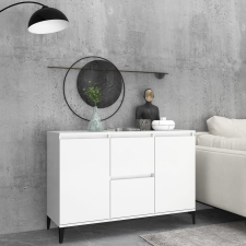 vidaXL fehér forgácslap tálalószekrény 104 x 35 x 70 cm bútor