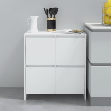 vidaXL fehér forgácslap tálalószekrény 70 x 41 x 75 cm bútor