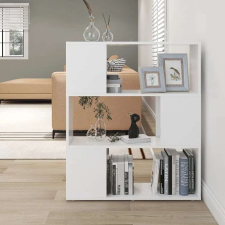 vidaXL fehér forgácslap térelválasztó könyvszekrény 80 x 24 x 94 cm bútor