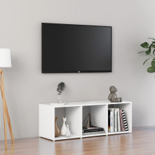 vidaXL fehér forgácslap TV-szekrény 107 x 35 x 37 cm bútor