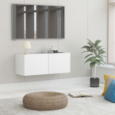 vidaXL fehér forgácslap TV-szekrény 80 x 30 x 30 cm bútor
