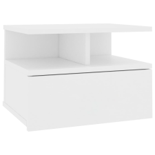 vidaXL fehér forgácslap úszó éjjeliszekrény 40 x 31 x 27 cm  (800405) bútor